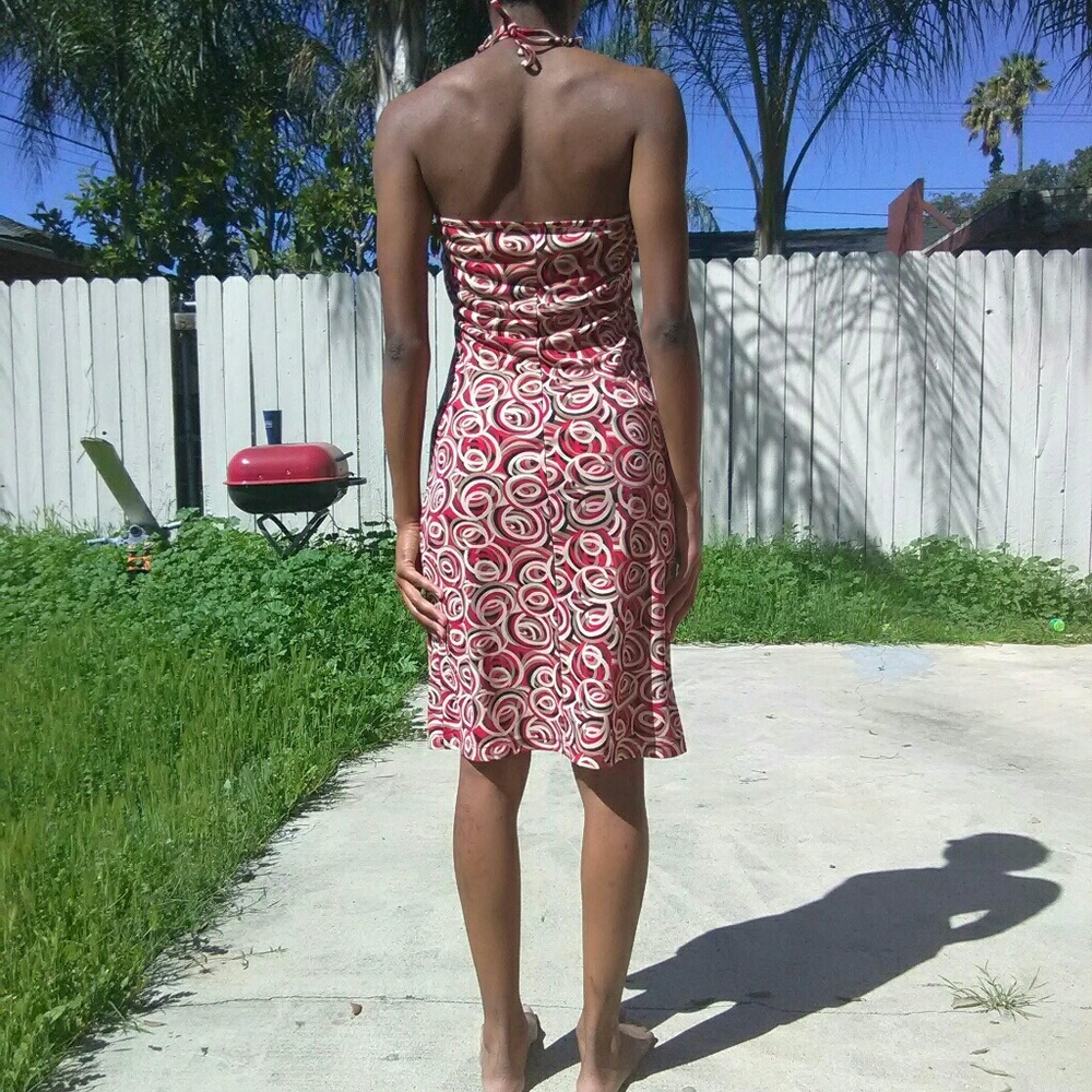 Pretty Good USA halter midi dress